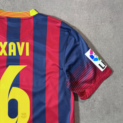 【正規品2013-2014 NIKE Barcelona home XAVI #6】