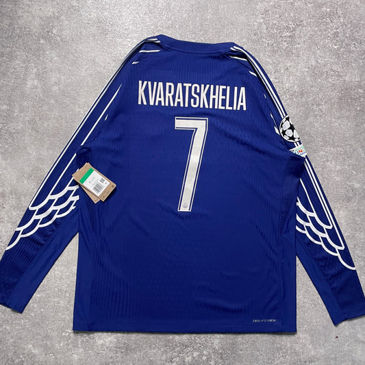 【BNWT正規品2024-2025 Jordan PSG 4th L/S KVARATSKHELIA #7】