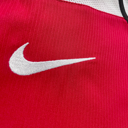【正規品2004-2006 NIKE Manchester United home L/S HEINZE #4】