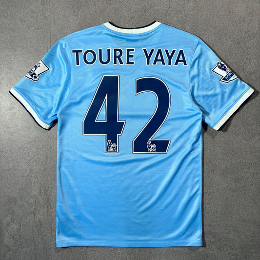 【正規品2013-2014 NIKE Manchester City home TOURE YAYA #42】