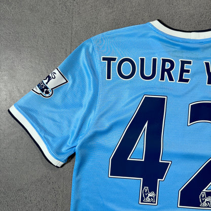 【正規品2013-2014 NIKE Manchester City home TOURE YAYA #42】