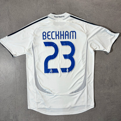 【正規品2006-2007 adidas Real Madrid home Beckham #23】