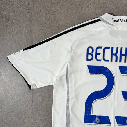 【正規品2006-2007 adidas Real Madrid home Beckham #23】