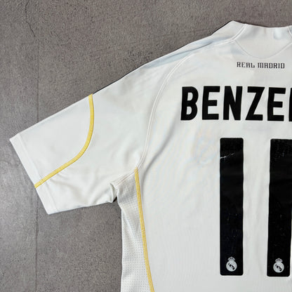 【正規品2009-2010 adidas Real Madrid home BENZEMA #11】