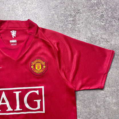 【正規品2007-2009 NIKE Manchester United home Ronaldo #7】