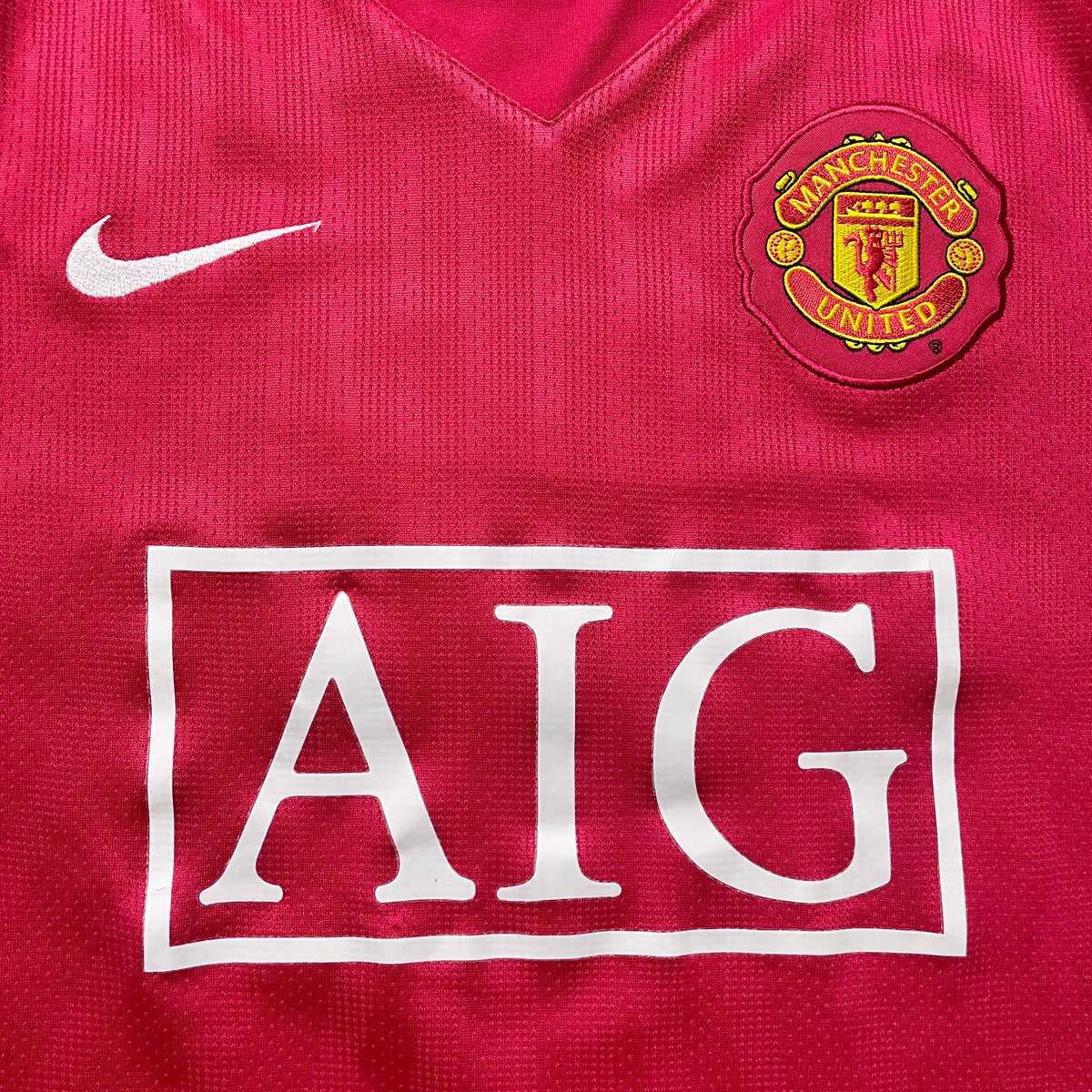 【正規品2007-2009 NIKE Manchester United home Ronaldo #7】