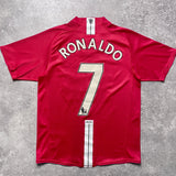 【正規品2007-2009 NIKE Manchester United home Ronaldo #7】