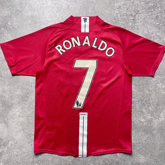 【正規品2007-2009 NIKE Manchester United home Ronaldo #7】