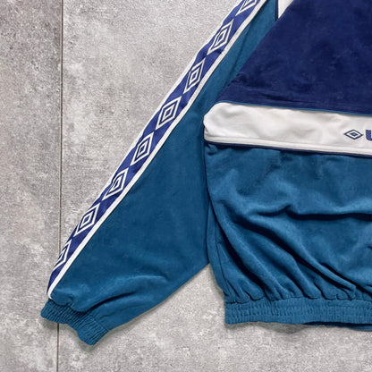 【正規品90s UMBRO Real Betis velours track jacket】