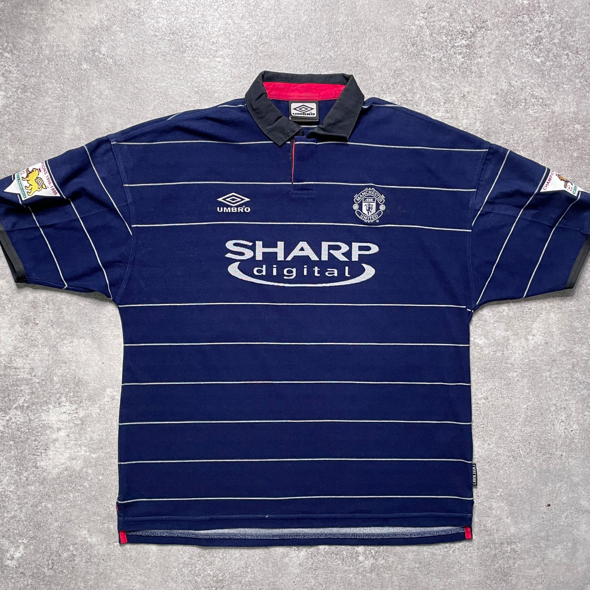 【正規品1999-2000 UMBRO Manchester United away Beckham #7】