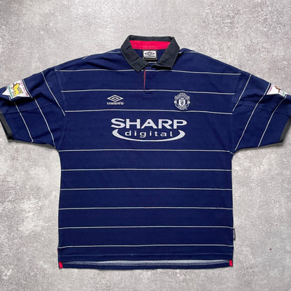 【正規品1999-2000 UMBRO Manchester United away Beckham #7】