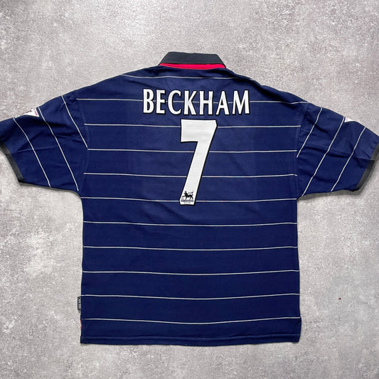【正規品1999-2000 UMBRO Manchester United away Beckham #7】