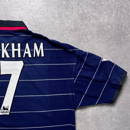 【正規品1999-2000 UMBRO Manchester United away Beckham #7】