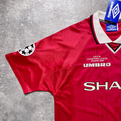 【BNWT正規品1999-2000 UMBRO Manchester United UCL home Beckham #7】