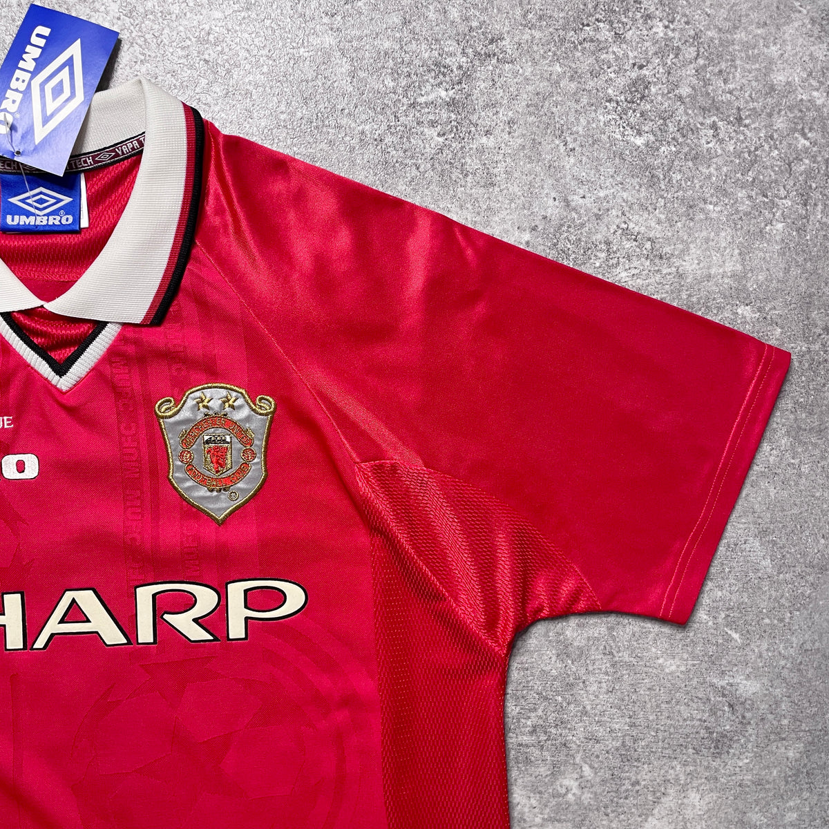【BNWT正規品1999-2000 UMBRO Manchester United UCL home Beckham #7】
