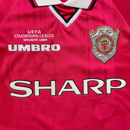 【BNWT正規品1999-2000 UMBRO Manchester United UCL home Beckham #7】