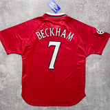 【BNWT正規品1999-2000 UMBRO Manchester United UCL home Beckham #7】