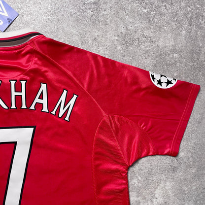 【BNWT正規品1999-2000 UMBRO Manchester United UCL home Beckham #7】