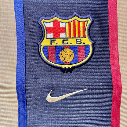 【正規選手支給品2001-2002 NIKE FC Barcelona away L/S shirt】