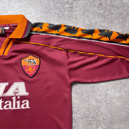 【正規品1998-1999 daiadora AS ROMA home L/S TOTTI #10】