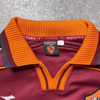 【正規品1998-1999 daiadora AS ROMA home L/S TOTTI #10】