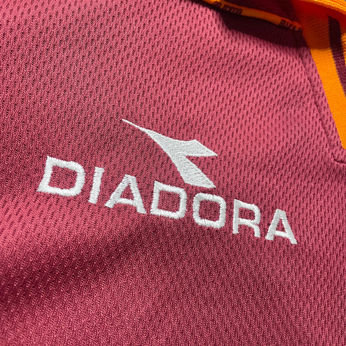 【正規品1998-1999 daiadora AS ROMA home L/S TOTTI #10】