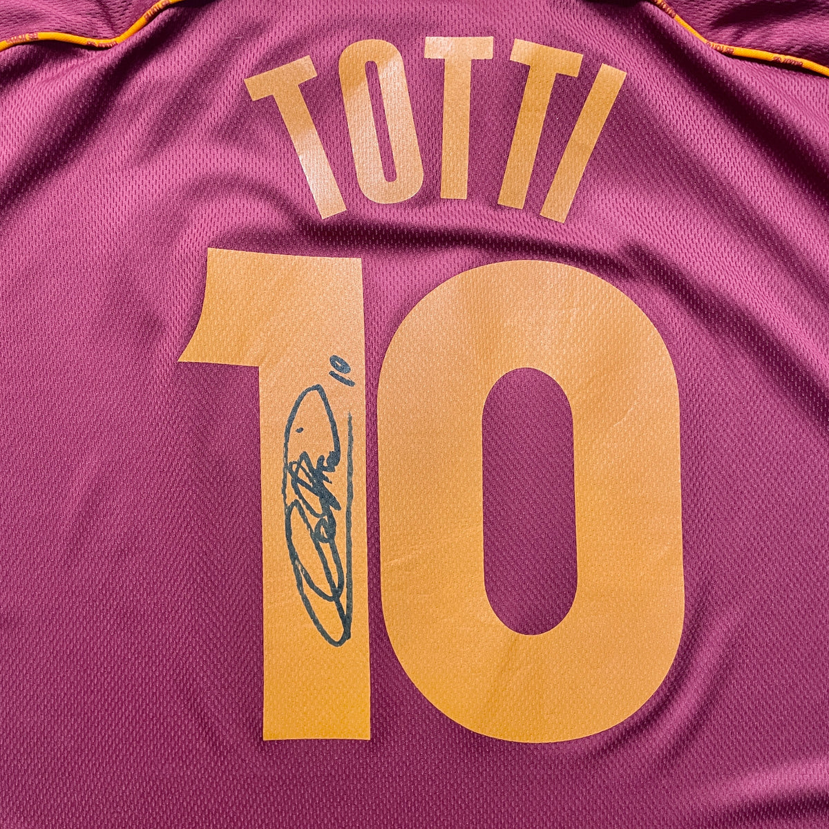 【正規品1998-1999 daiadora AS ROMA home L/S TOTTI #10】