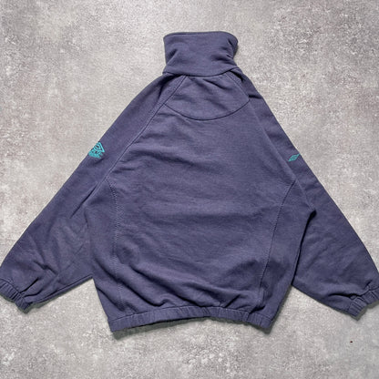 【正規品90s UMBRO SS Lazio half zip sweater】