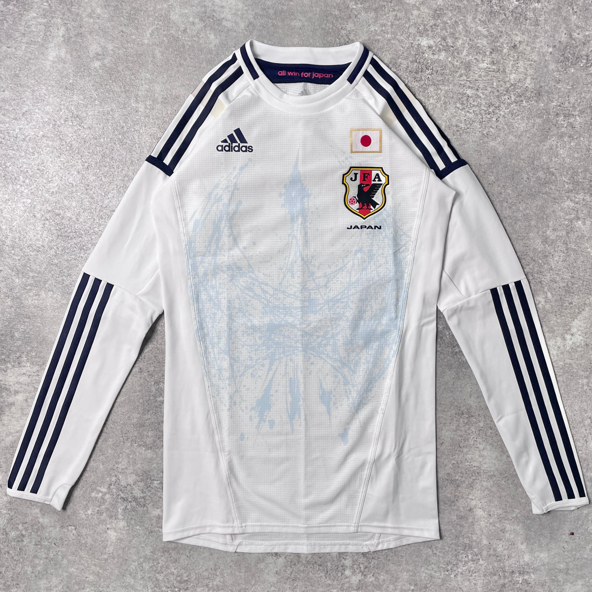 【正規選手支給品2012-2013 adidas JAPAN away L/S away shirt】