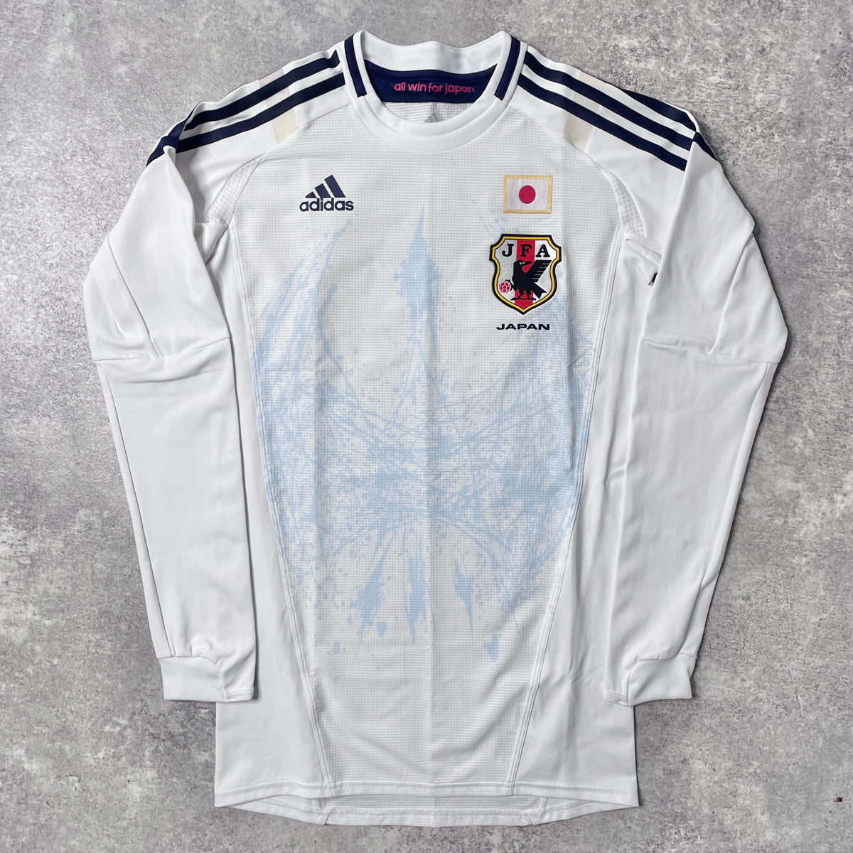 【正規選手支給品2012-2013 adidas JAPAN away L/S away shirt】