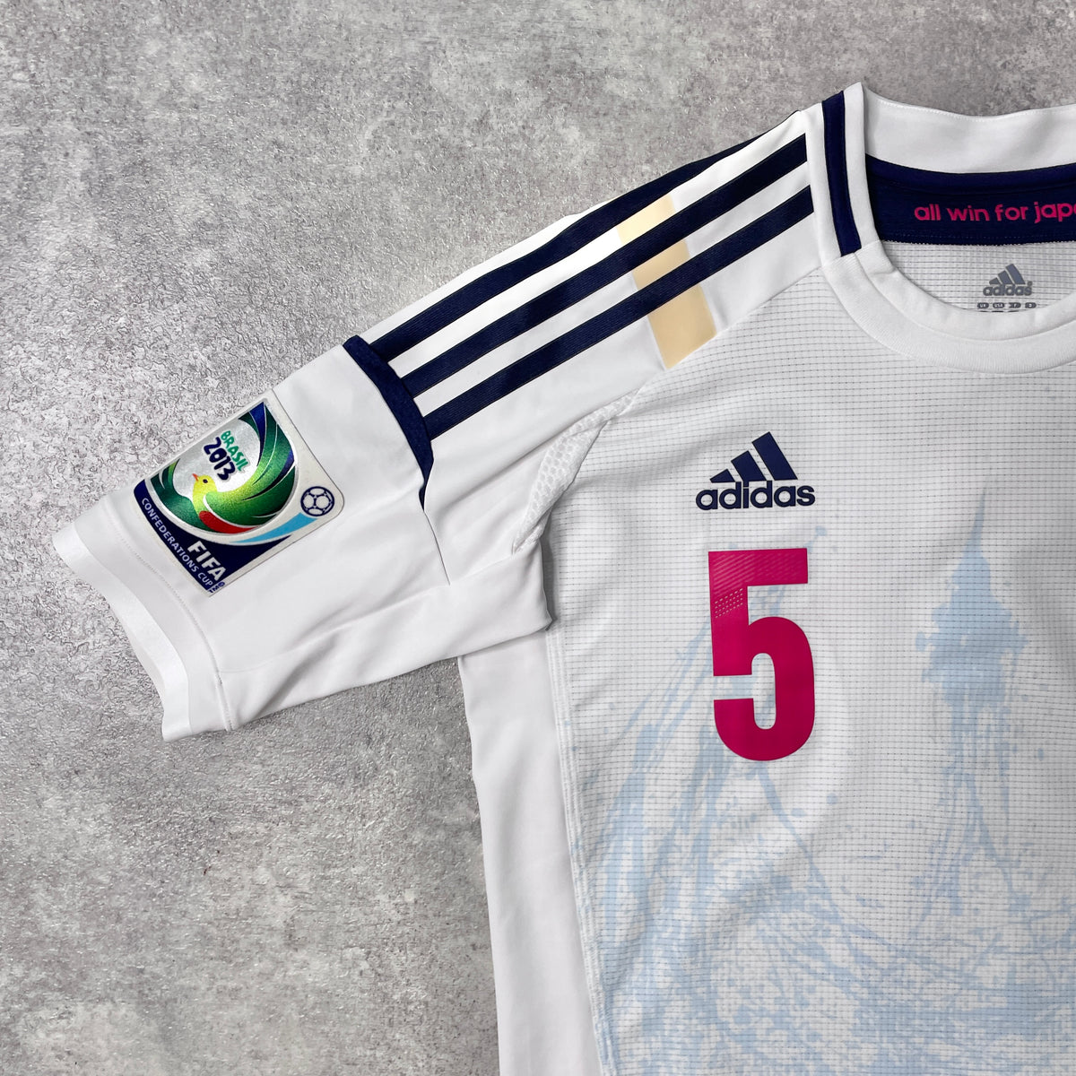 【正規選手支給品2012-2013 adidas JAPAN away Confederations Cup 2013 away NAGATOMO #17】