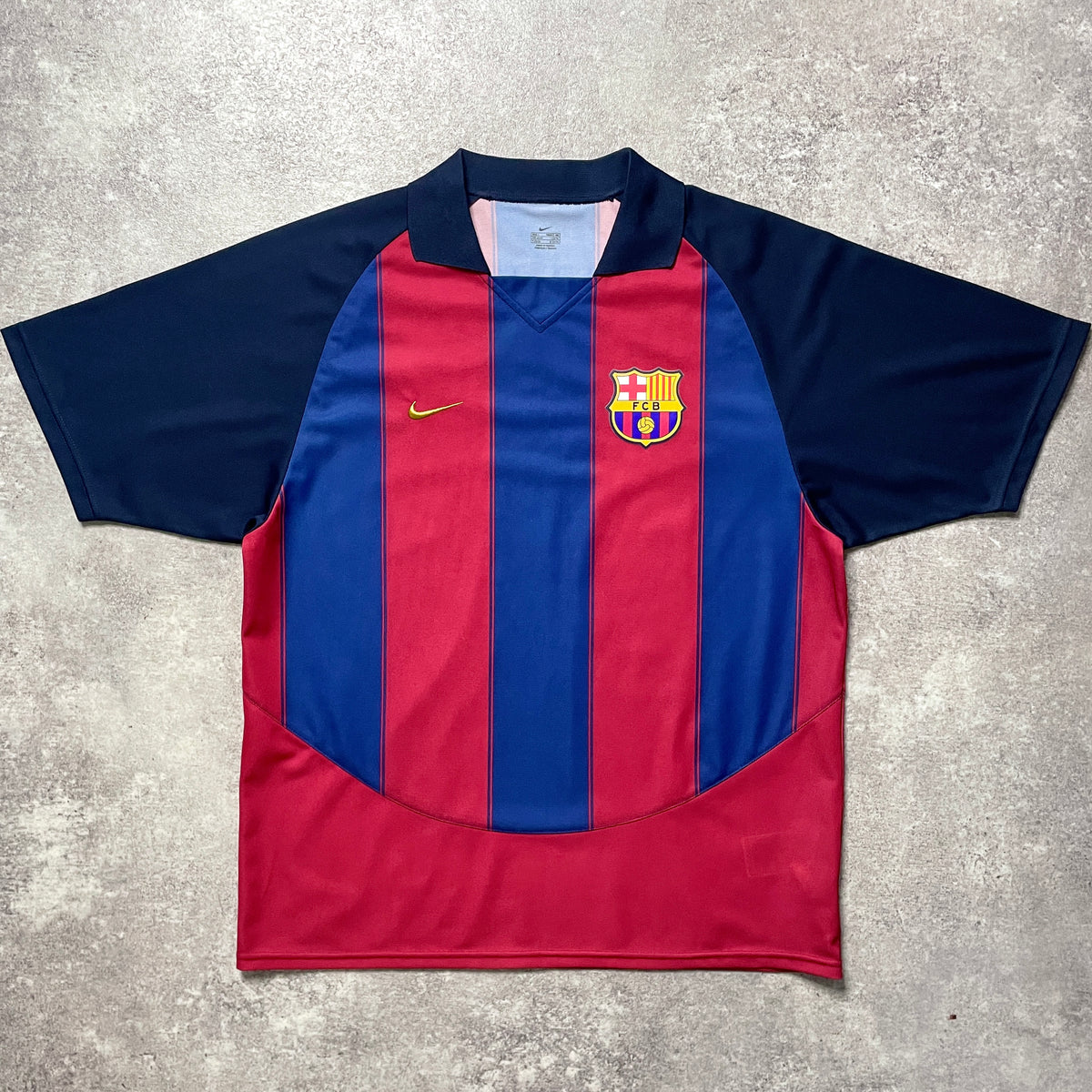 【正規品2003-2004 NIKE Barcelona home Kluivert#9】