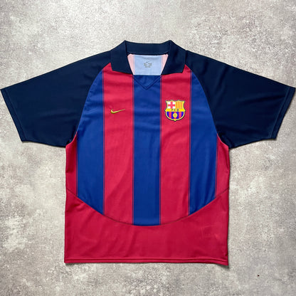 【正規品2003-2004 NIKE Barcelona home Kluivert#9】
